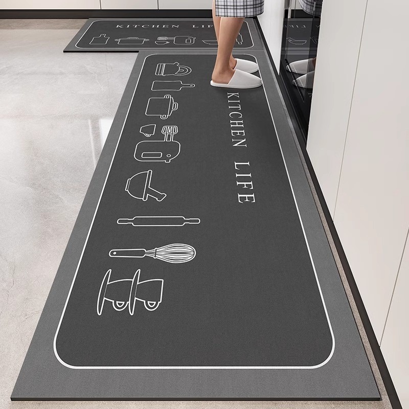 Commercial Kitchen Vinyl Flooring - Keukenkleed Keukenspecifiek tapijt Waterdicht en oliebestendig