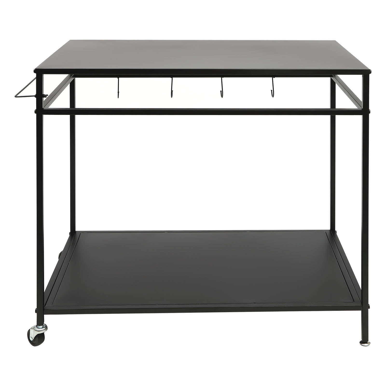 Commercial Kitchen Table - Verrijdbare kooktafel met dubbele plank, buiten-eettafel