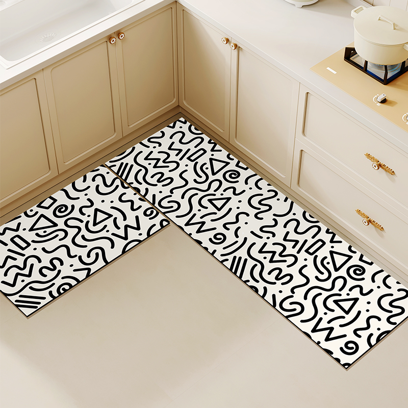 Commercial Kitchen Mats Anti Fatigue - Keukentapijt Lang vloerkleed Pvc-leer Waterdichte vloermat