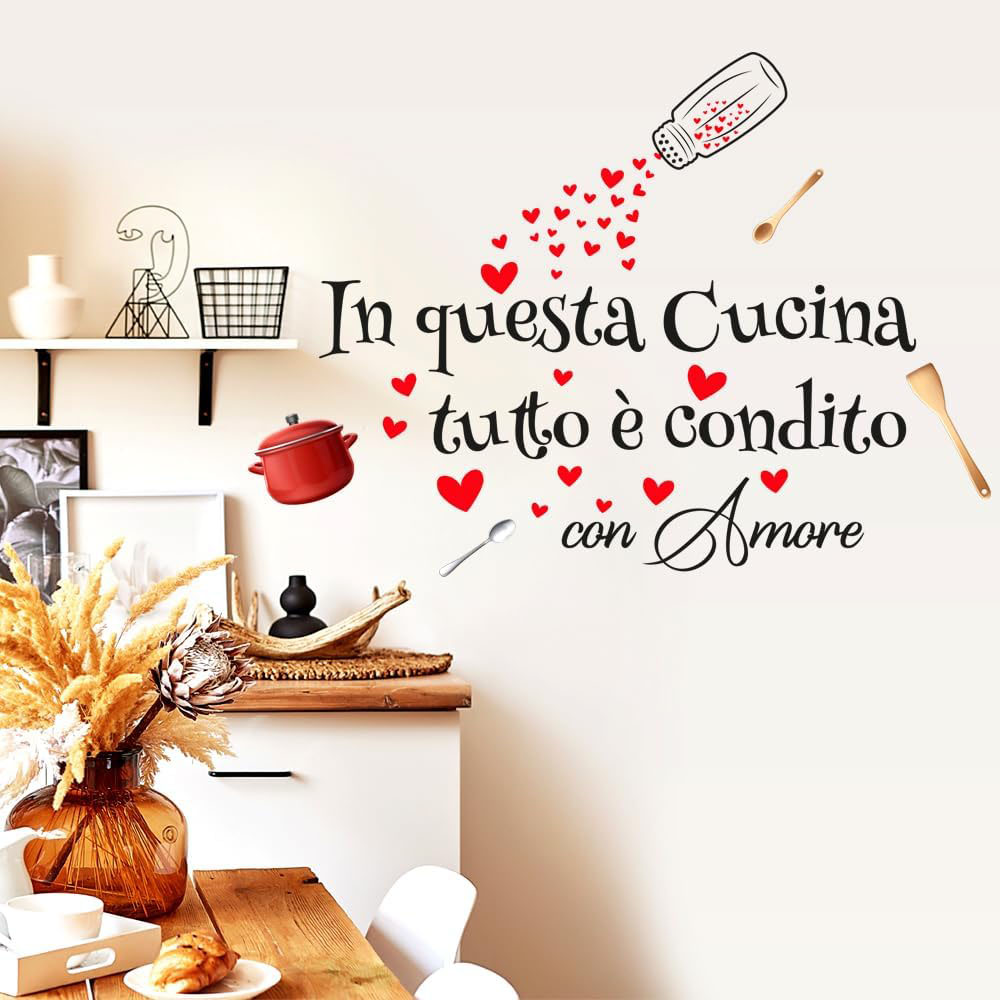 Commercial Kitchen Tiles - Italiaans in deze keuken Alles liefde