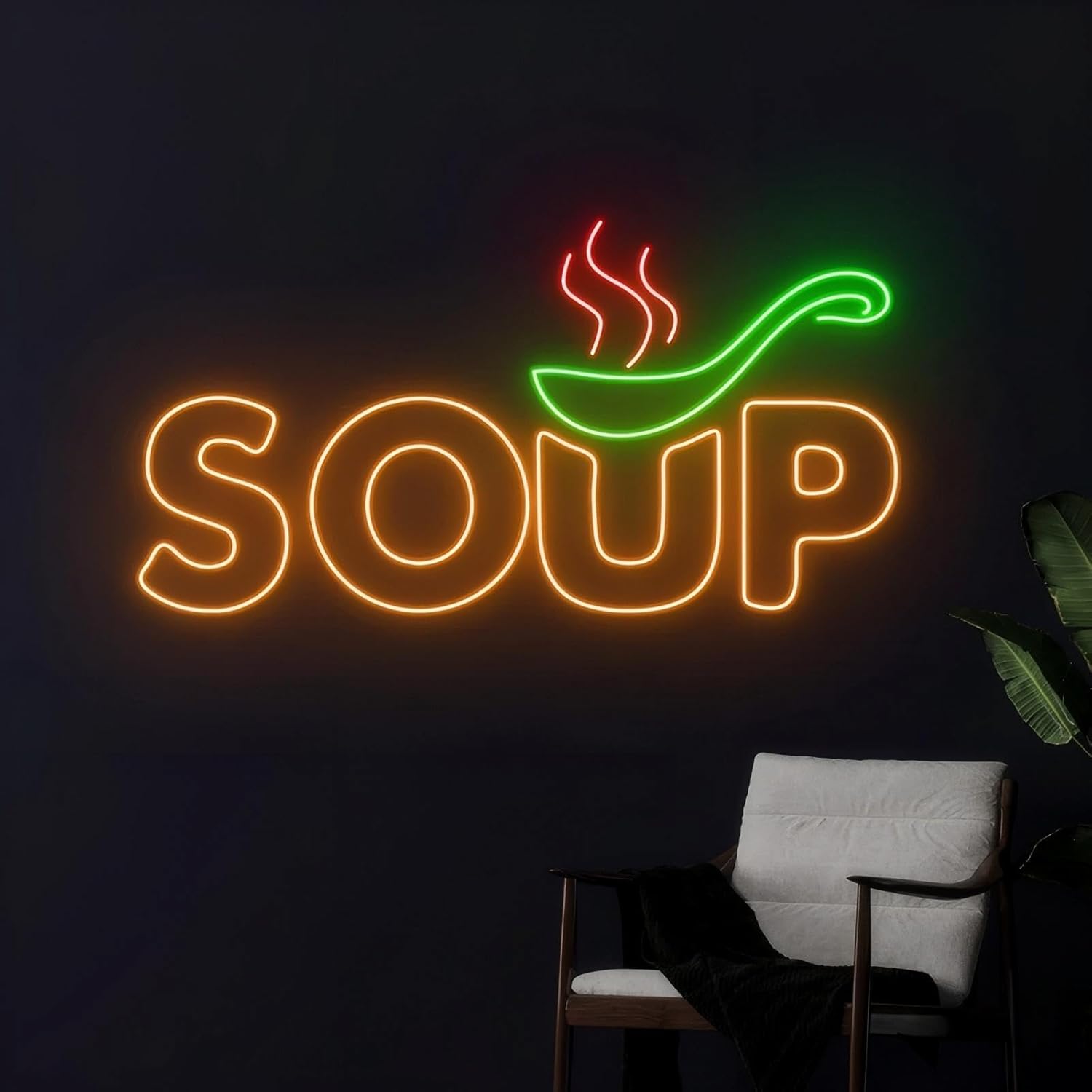 Commercial Kitchen Japanese - Soep Neon Sign USB-aangedreven Food Shop