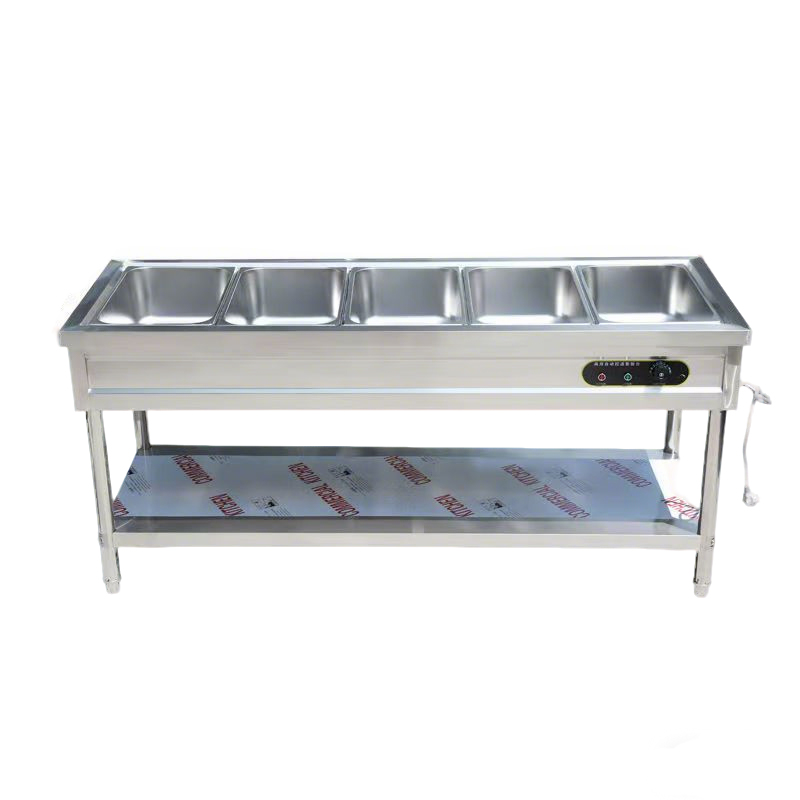 Bain Marie Food Warmer - Server met deksel en kraan voor