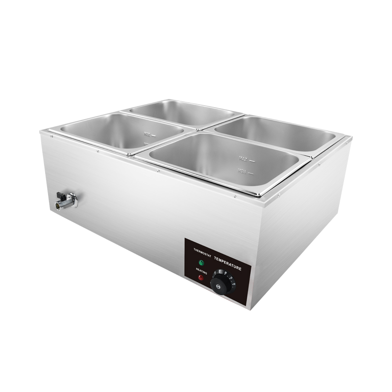 Bain Marie Food Warmer - Commerciële horecaapparatuur Kwaliteit roestvrij staal Bain