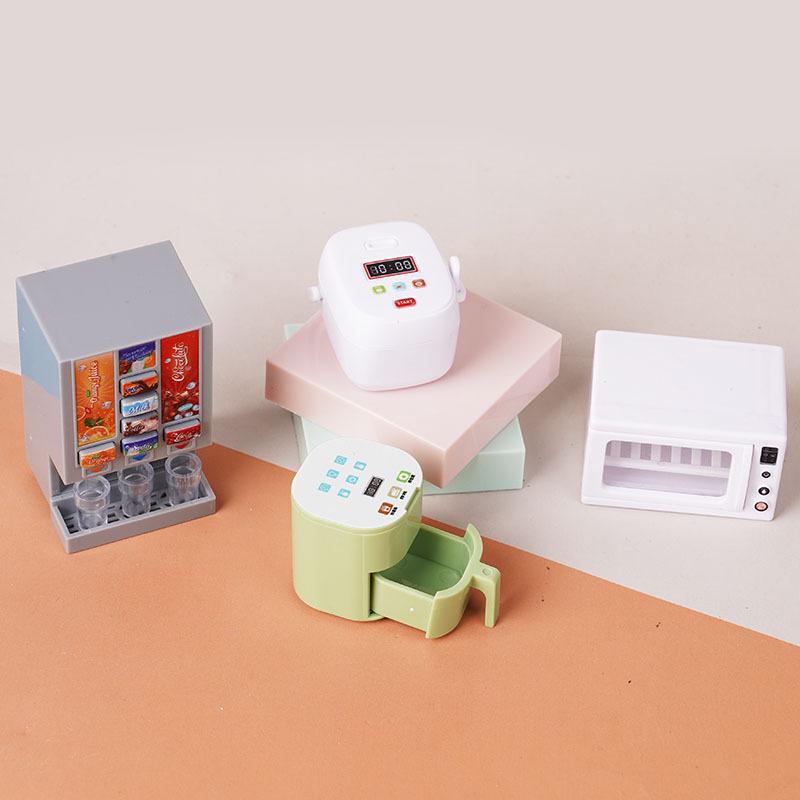 Commercial Kitchen Utensils - Poppenhuis miniatuur keukenapparaatenset gesimuleerde airfryer oven