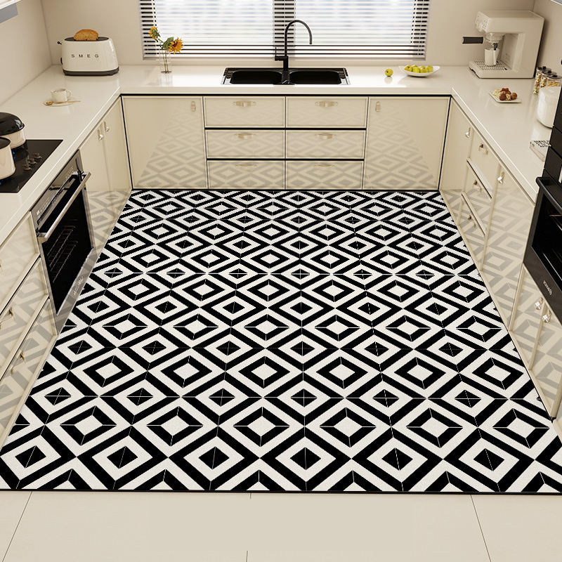 Commercial Kitchen Mats Anti Fatigue - Zwart Keukenkleed Pvc Waterdicht Groot Tapijt