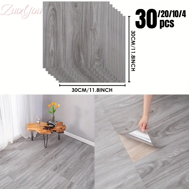 Commercial Kitchen Tiles - Verdikte zelfklevende vloertegels imitatie houtnerf waterdicht