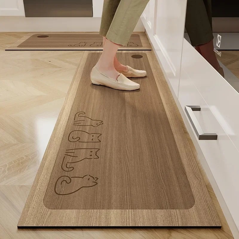 Commercial Kitchen Vinyl Flooring - Keukenvloermat Waterdicht Antislip Vinyltapijt Pvc Keuken