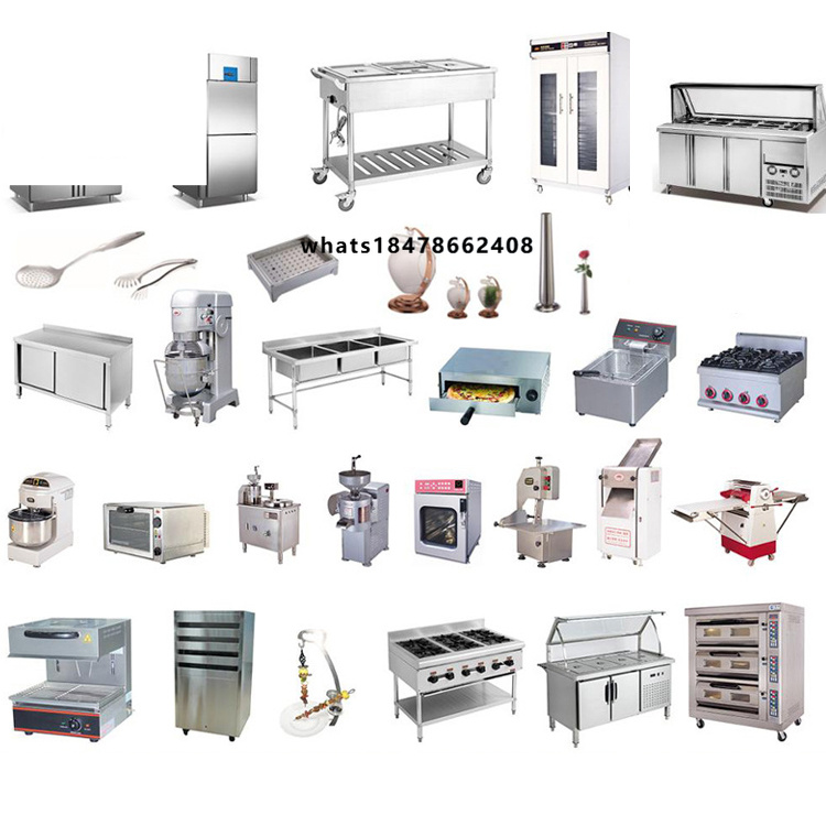 Commercial Kitchen Projects - Commerciële keukenuitrusting, complete set van roestvrijstalen