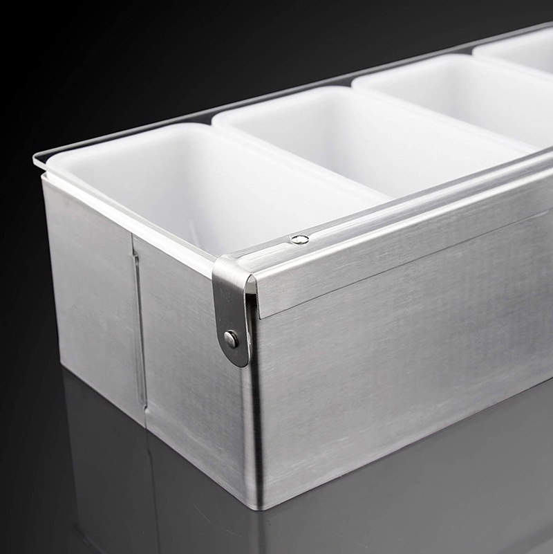 Rvs Kruiderij Dispenser Met 4/ - Commercial Kitchen Utensils recensie en prijs
