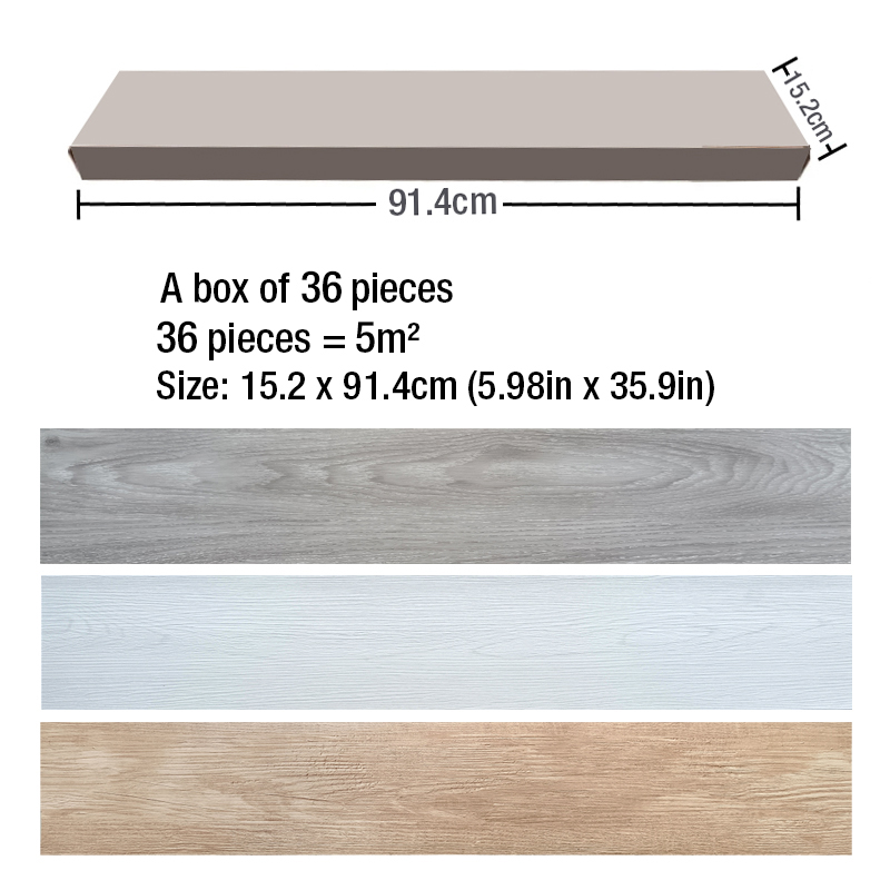 36pc PVC zelfklevende houtnerf - Commercial Kitchen Tiles recensie en prijs