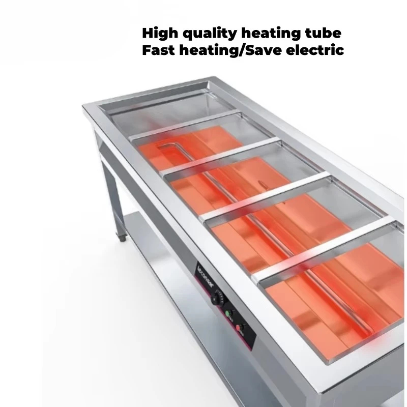 Voedselwarmer met display, roe - Bain Marie Food Warmer recensie en prijs