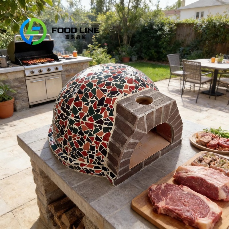 Pizzoven van silicaatvezelmate - Rotary Bakery Oven recensie en prijs