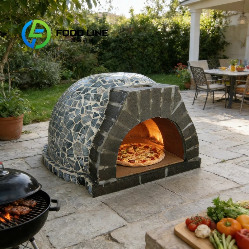Pizzoven van silicaatvezelmate - Rotary Bakery Oven recensie en prijs