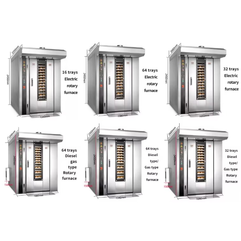 16 32 64 lade roterende broodr - Rotary Bakery Oven recensie en prijs
