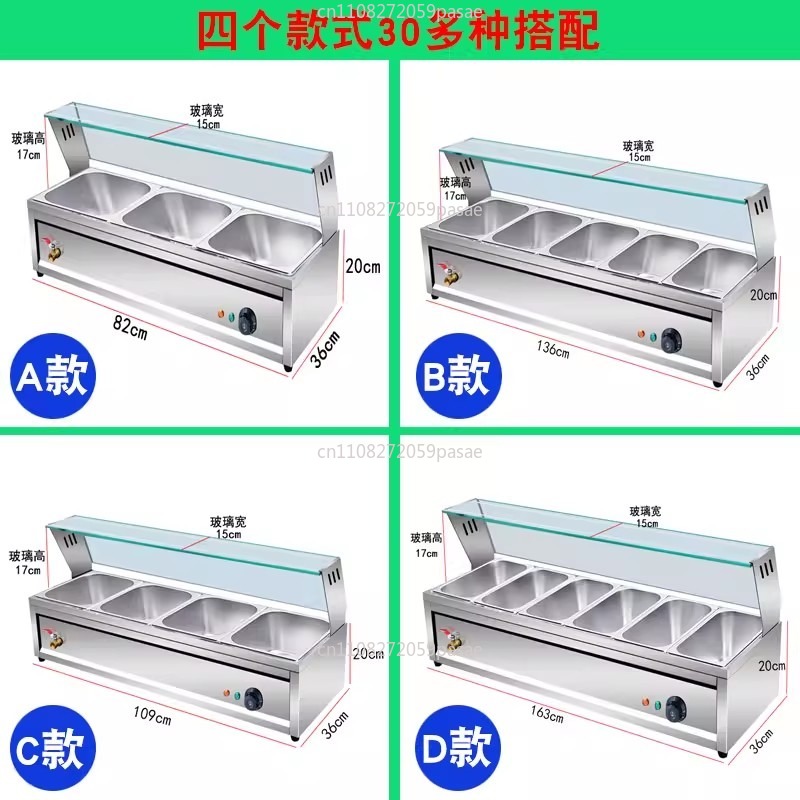 Fastfood isolatietafel commerc - Bain Marie Food Warmer recensie en prijs