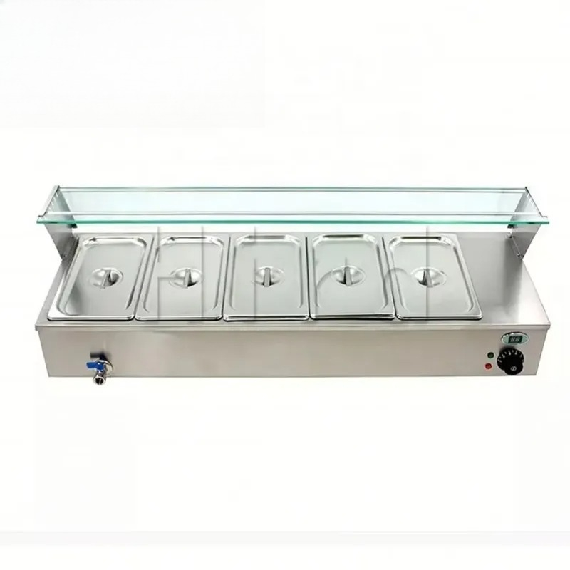 Commerciële gas bain-marie voe - Bain Marie Food Warmer recensie en prijs