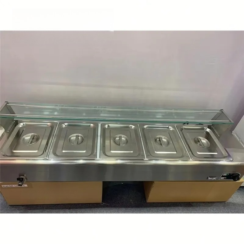 Commerciële gas bain-marie voe - Bain Marie Food Warmer recensie en prijs