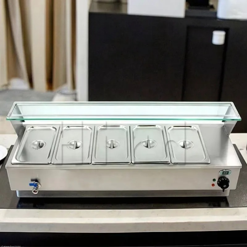 Commerciële gas bain-marie voe - Bain Marie Food Warmer recensie en prijs
