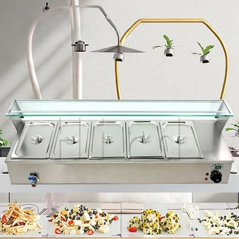 Commerciële gas bain-marie voe - Bain Marie Food Warmer recensie en prijs