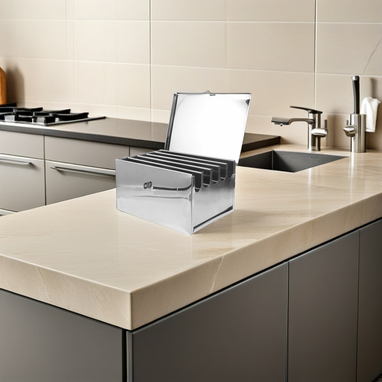 Commerciële keukenmessenrek, a - Commercial Kitchen Knife Storage recensie en prijs