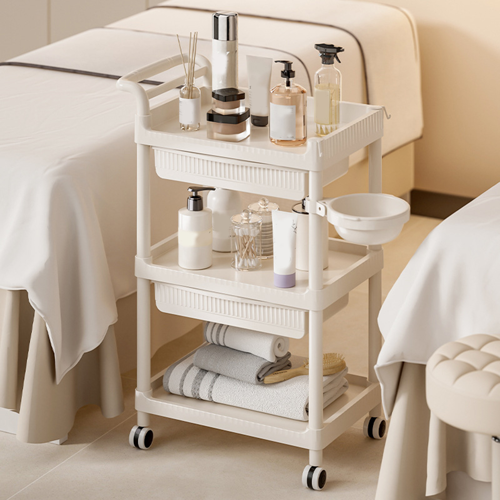 3-laags trolley schoonheidssal - Commercial Kitchen Management recensie en prijs