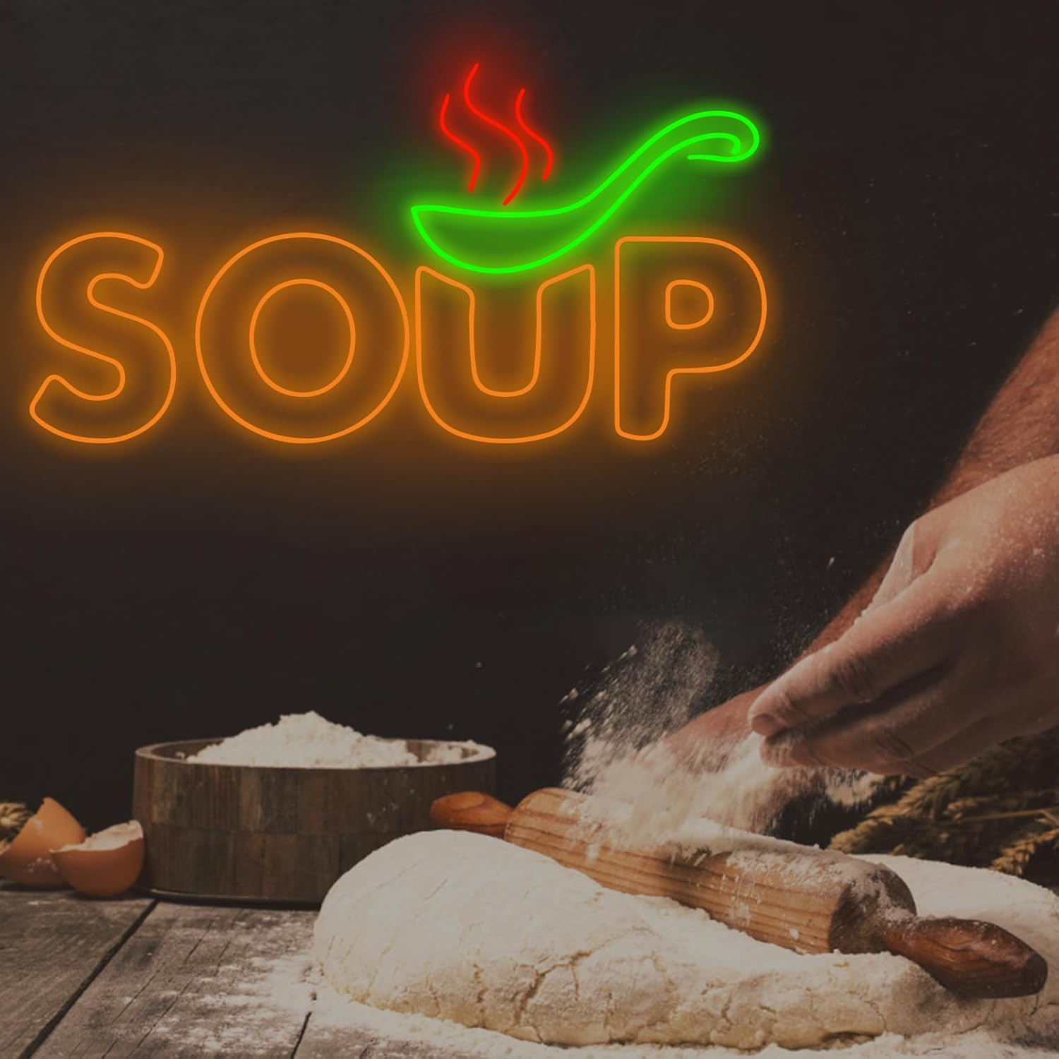 Soep Neon Sign USB-aangedreven - Commercial Kitchen Japanese recensie en prijs