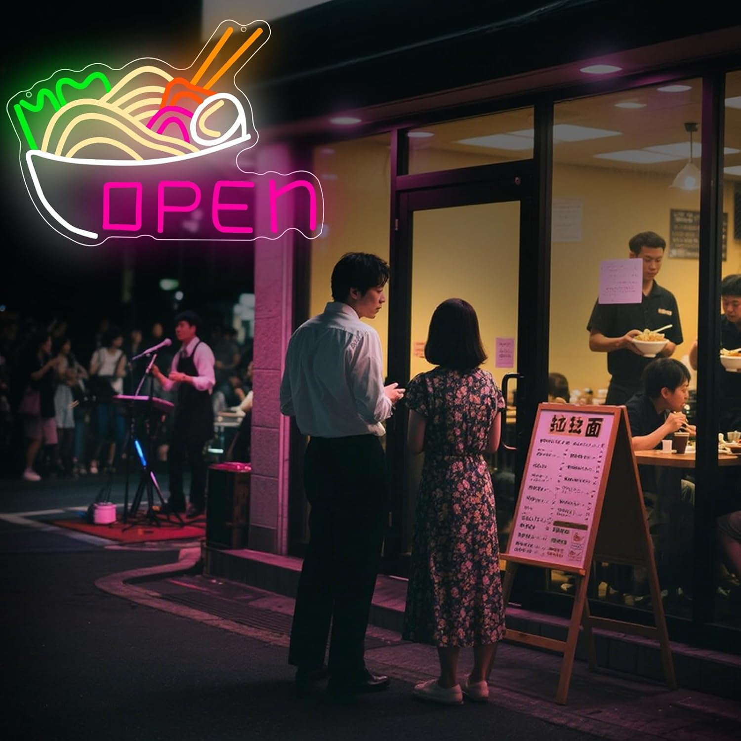 Ramen Bowl Neon Light Open LED - Commercial Kitchen Japanese recensie en prijs