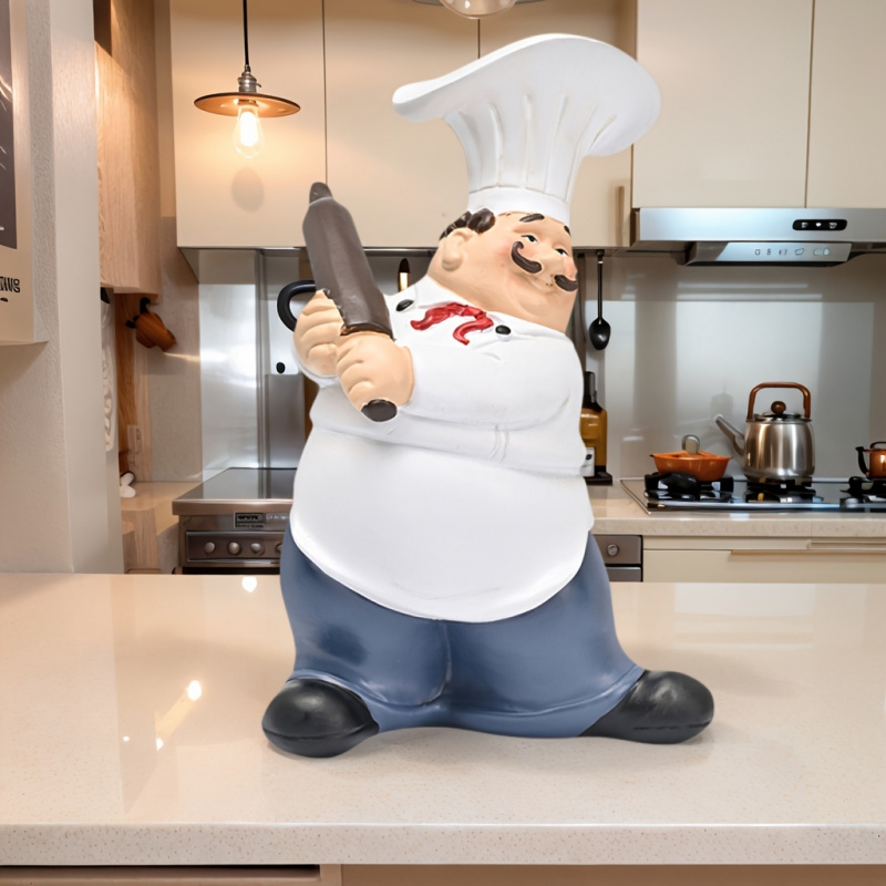 Snor Chef-Chef Harsen Beeldje  - Commercial Kitchen Table recensie en prijs