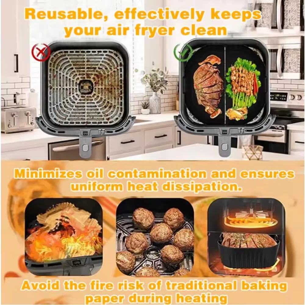 Siliconen Air Friteuse Schimme - Commercial Kitchen Cooking recensie en prijs