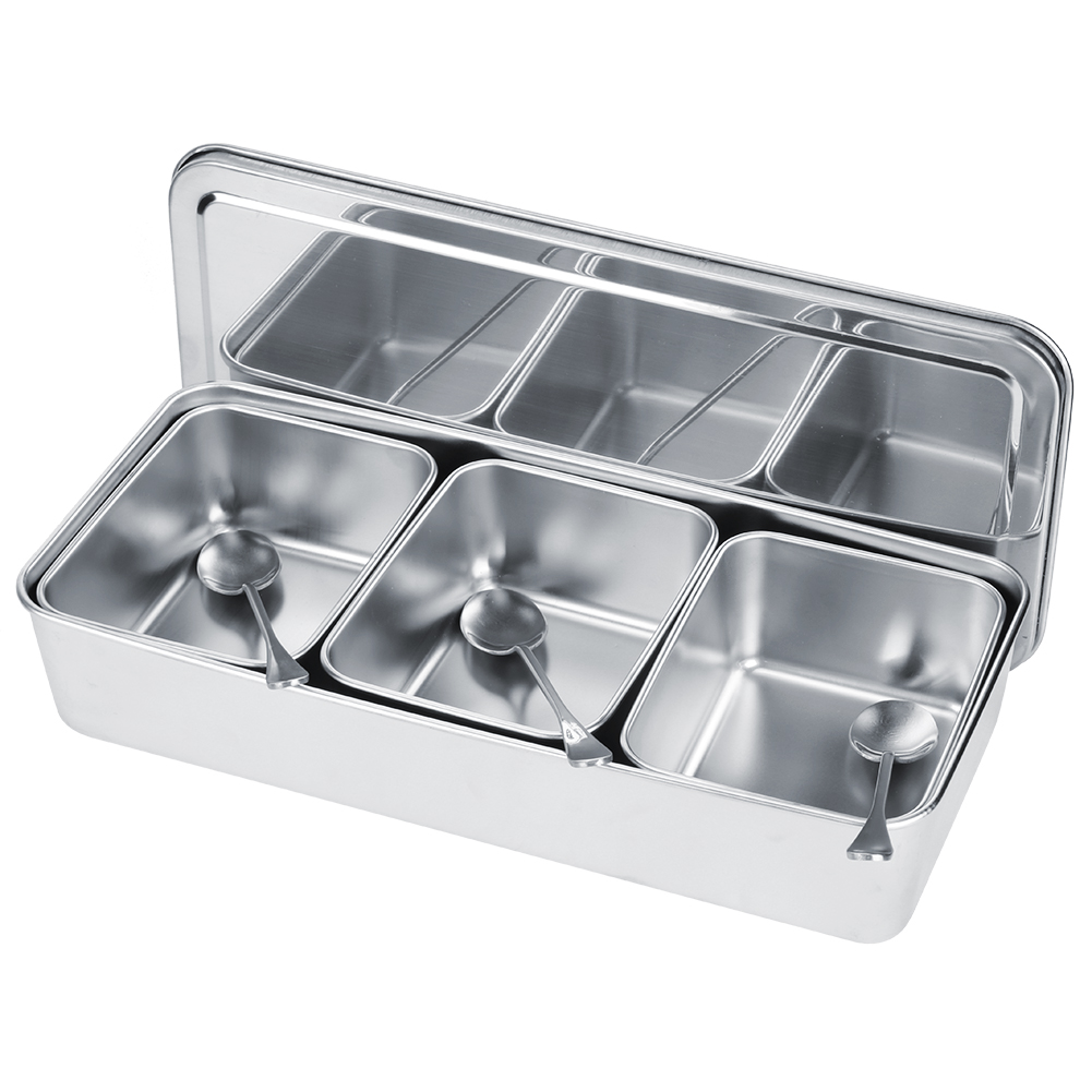 Huishoudelijke 3-raster roestv - Commercial Kitchen Utensils recensie en prijs