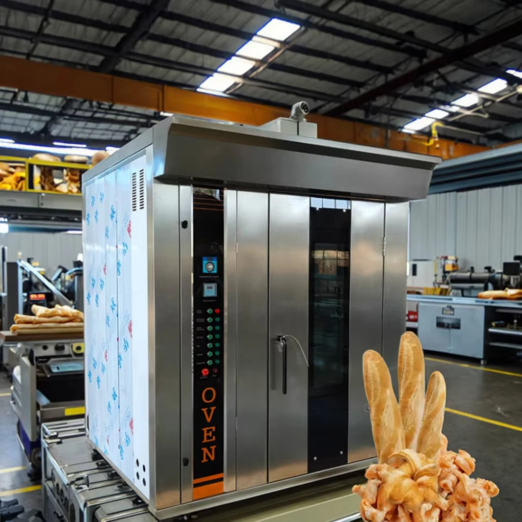 Industriële gasoven voor brood - Rotary Bakery Oven recensie en prijs