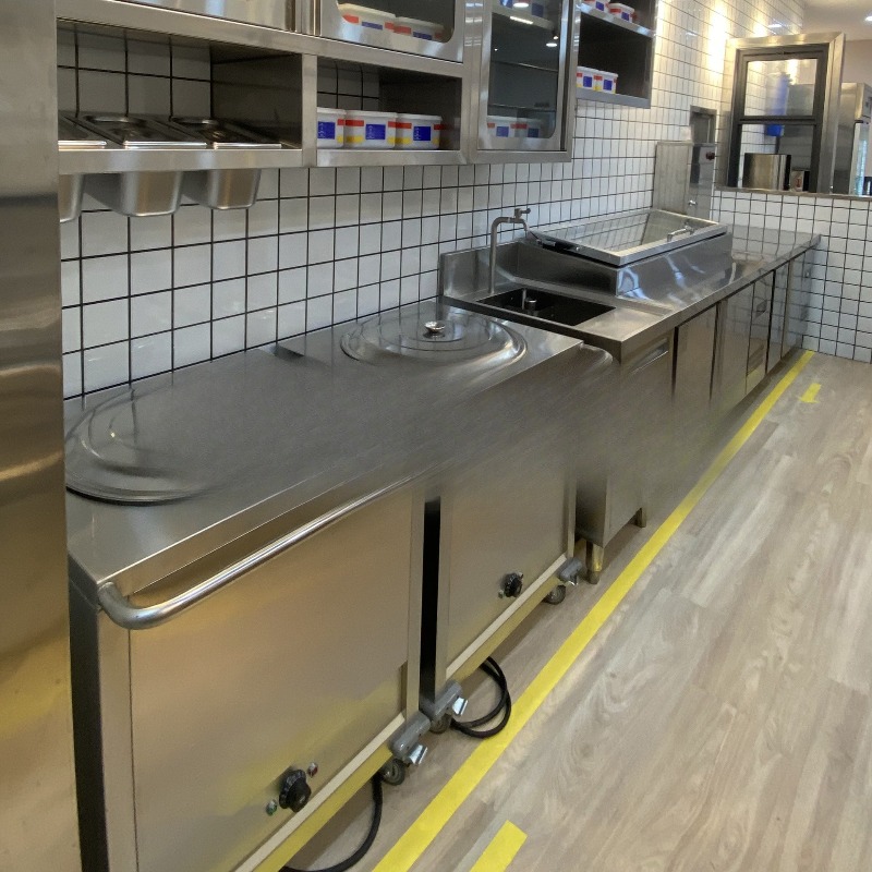 Roestvrijstalen commerciële ke - Commercial Kitchen Projects recensie en prijs