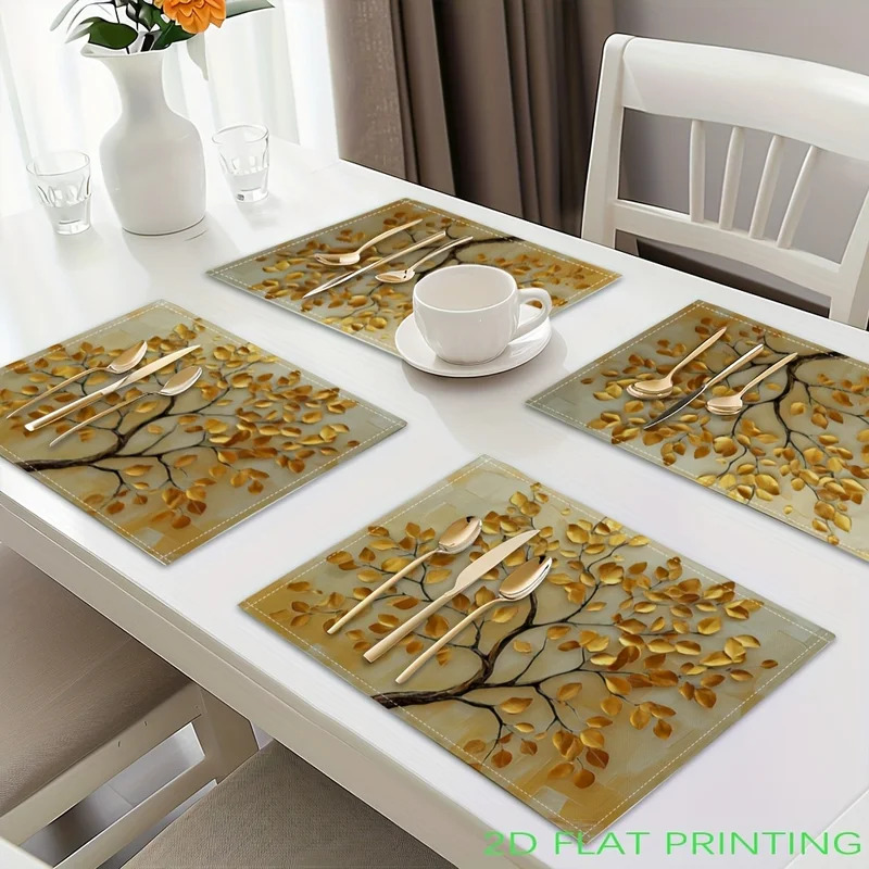 VIKAMA 4-delige placematset me - Commercial Kitchen Table recensie en prijs