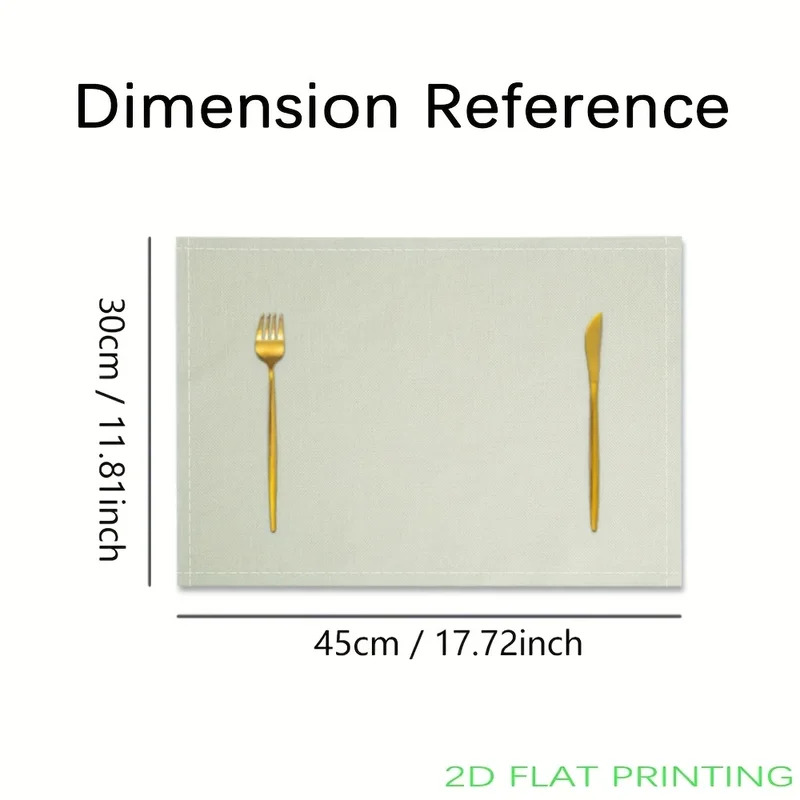 VIKAMA 4-delige placematset me - Commercial Kitchen Table recensie en prijs