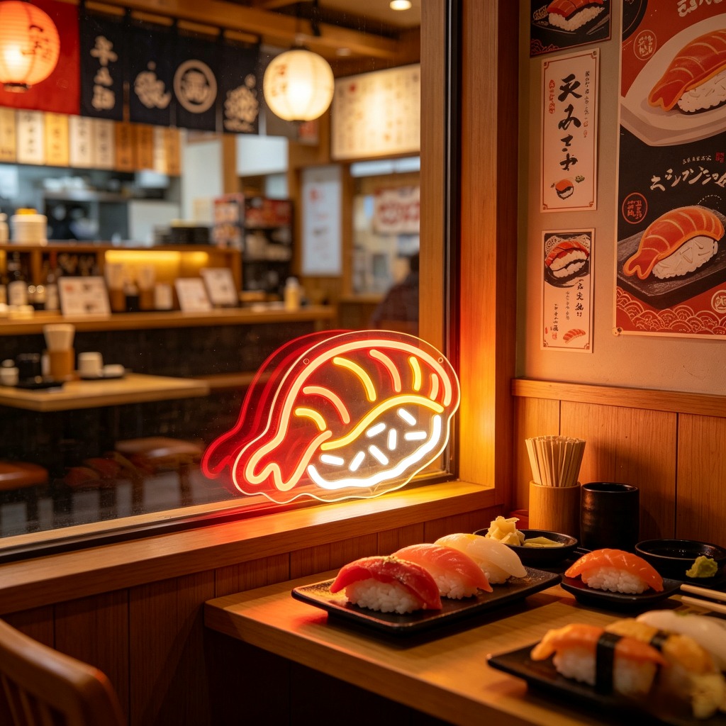 Creatief Sushi LED-neonlicht U - Commercial Kitchen Japanese recensie en prijs