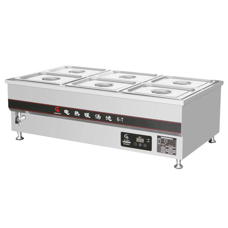 T-serie commerciële keuken voe - Bain Marie Food Warmer recensie en prijs