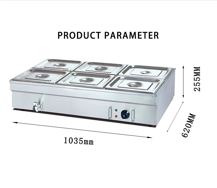 Commerciële elektrische bain-m - Bain Marie Food Warmer recensie en prijs