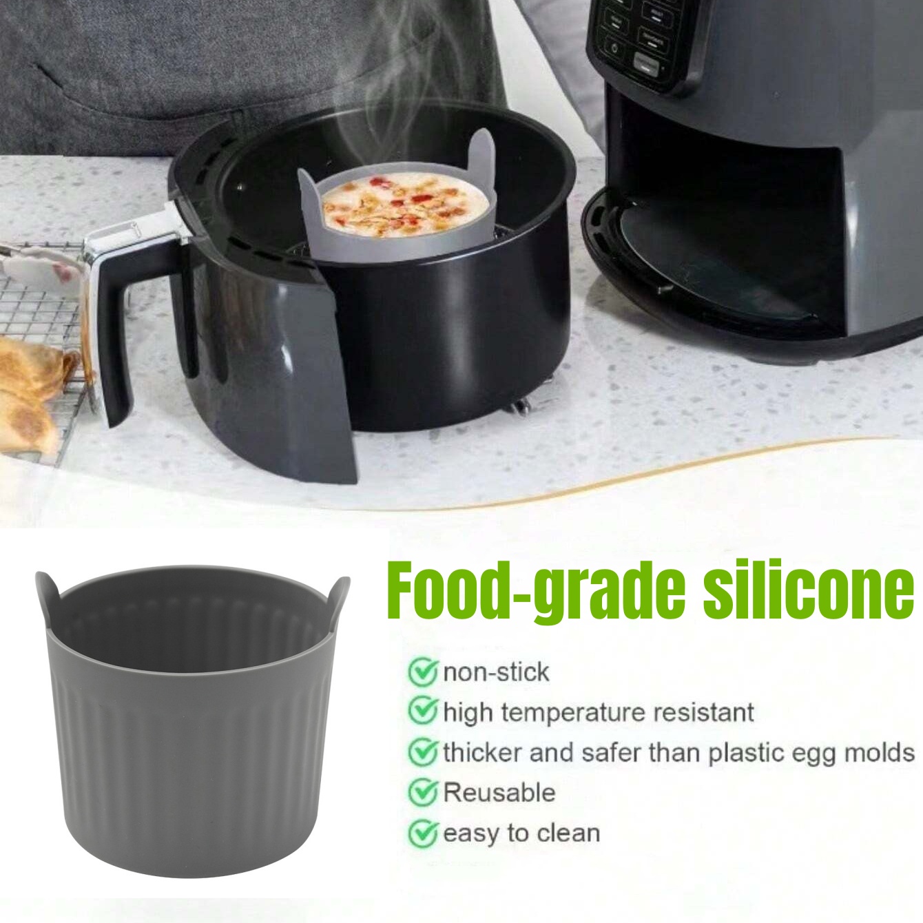 4 Stuks Siliconen Lucht Friteu - Rotary Bakery Oven recensie en prijs
