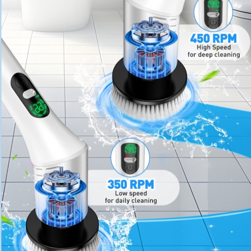 Elektrische Spin Scrubber 9 in - Commercial Kitchen Tiles recensie en prijs