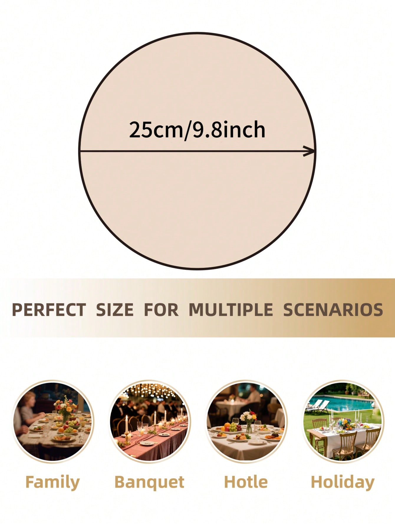 1/2/4/6 stuks Ditsy bloemen ge - Commercial Kitchen Table recensie en prijs