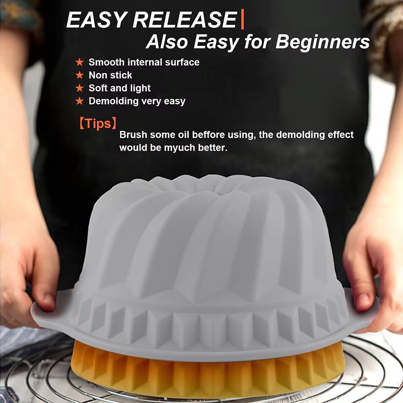 Siliconen Gecanneleerde Taartp - Rotary Bakery Oven recensie en prijs