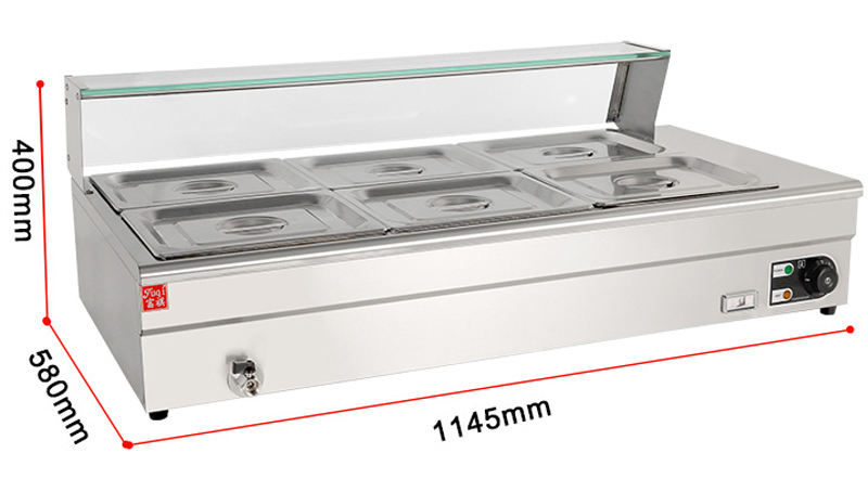 Hoge kwaliteit roestvrijstalen - Bain Marie Food Warmer recensie en prijs