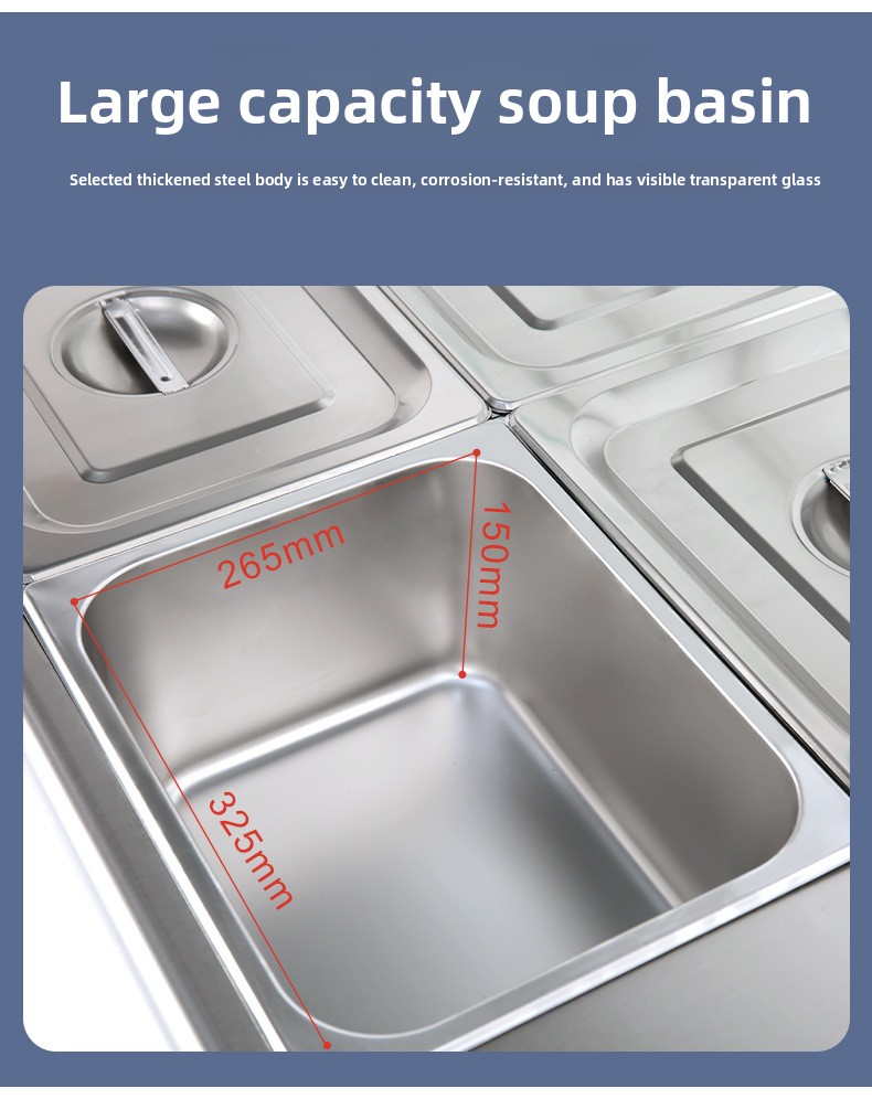 Hoge kwaliteit roestvrijstalen - Bain Marie Food Warmer recensie en prijs